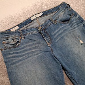 Torrid Womens Plus Size Boyfriend Distressed Jeans Size 16